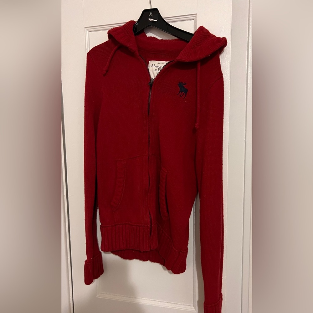 Abercrombie & Fitch zip front hoodie.